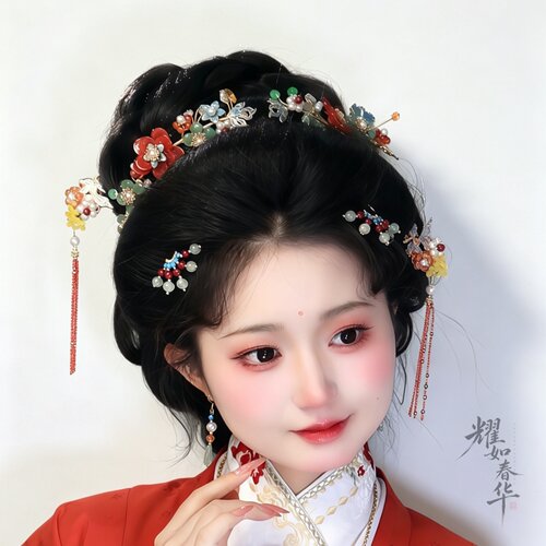 耀如春华 梅香故 原创新中式国风软簪古风头饰发簪明制汉服配饰