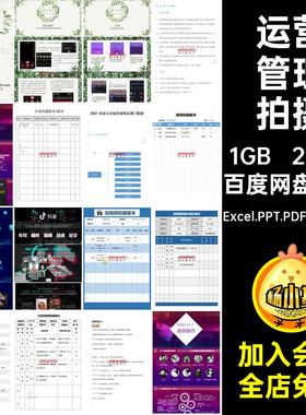 合同方案脚本运营Excel.PPT.PDF.DOC.JPG报价表拍摄模板直播代