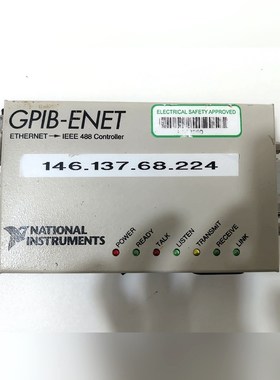 NI 美国进口GPlB-ENET仪器控制设备转接适配器 议价