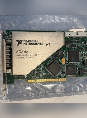 NI PCI-6036E 2009年出厂2010年随机器从 议价