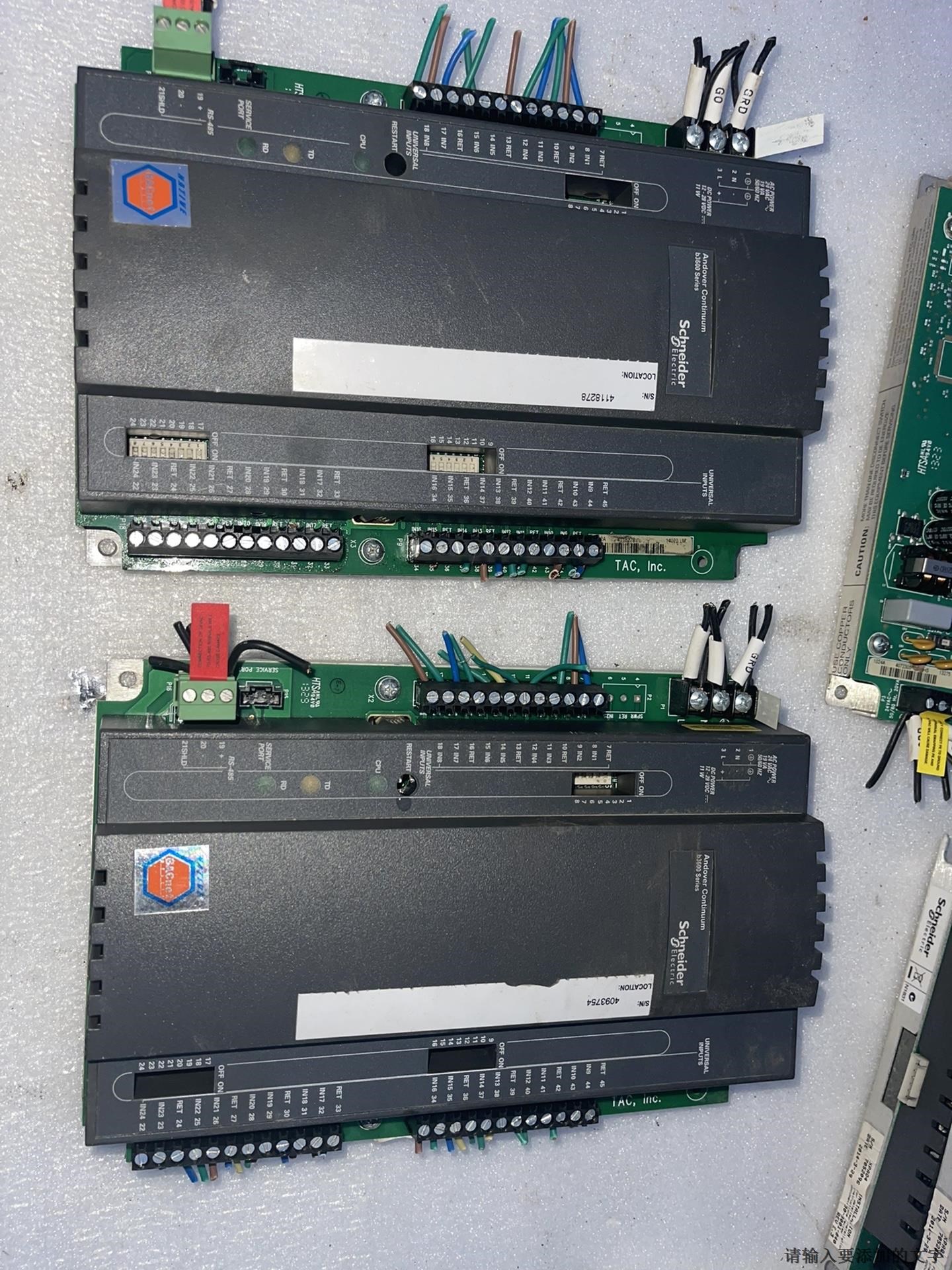 施耐德楼宇空气自动控制设备  43-1343   B3624