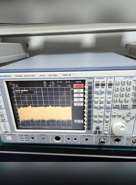 研发部闲置FSIQ26频谱分析仪换了新款FSV30因此闲 议价