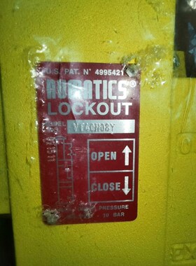 NUMATICS LOCKOUT VT40N08Y手动控制阀 议价