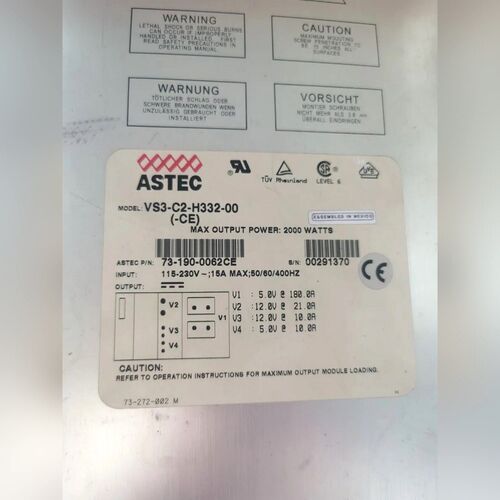 ASTEC VS3-C2-H332-00 议价