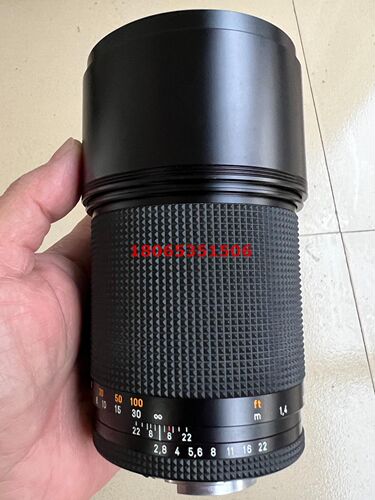 CONTAX康泰时180/2.8手动长焦镜头，蔡司T*镀膜，