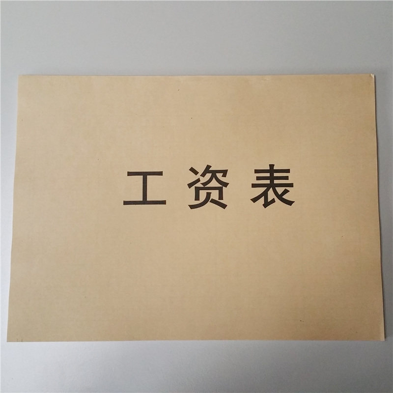 工资表工资单登记表水表薪资结算