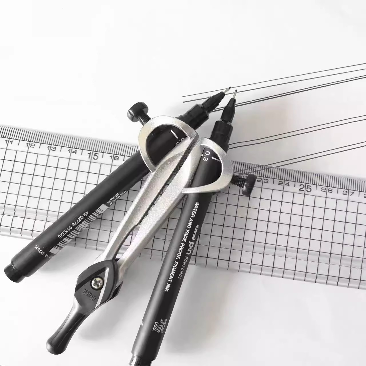 注册建筑师设计考试专用双线笔图片