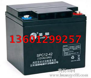 圣阳蓄电池SP12-42B/12V42AH/12-42AH厂家直销保三年UPS/EPS专用