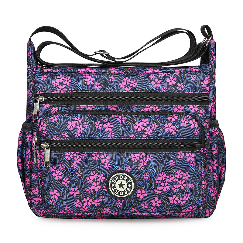 多层休闲帆布大容量单肩包斜挎包轻便布包背包牛津布女包妈妈包包,箱包皮具/热销女包/男包,通用款女包,淘宝优惠券,粉丝福利购,淘宝优惠卷