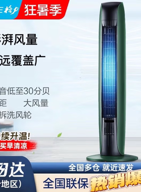 格力塔扇定时大风量无叶风扇易拆洗电扇摇头机械款风扇FL-08X65g