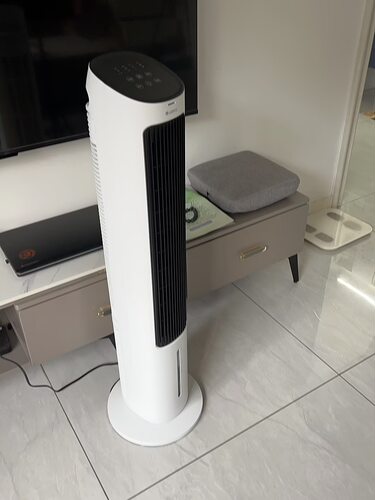 格力空调扇塔扇家用冷风机卧室大风量无叶塔式制冷气扇KS-04X61DG