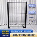 铁丝网门简易围栏门隔离防护门菜园果园养殖鸡栏门庭院门单开门