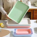 加深托盘长方形家用放茶杯商用火锅备菜盘卤味展示盘水果零食收纳