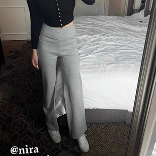 倪拉_____空气裤*!!无束缚  松弛有型的舒舒服/阔腿微微喇卫裤