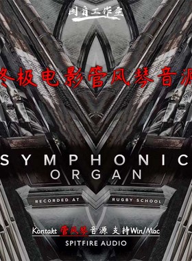 大教堂管风琴宏伟电影管风琴音源Spitfire Audio Symphonic Organ
