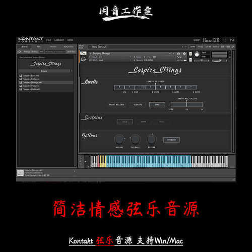 情感弦乐音源音色柔和