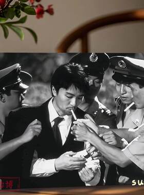 周星驰星爷凌凌漆经典爆款电影瞬间纪念摆台高档房间桌面装饰摆件