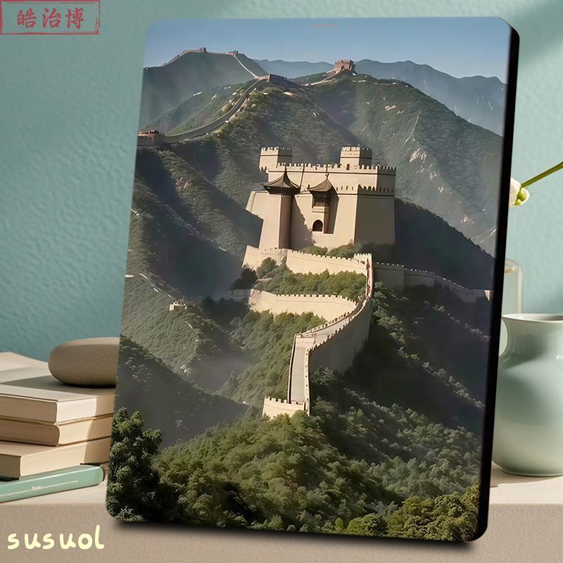 万里长城风景相框高颜值远