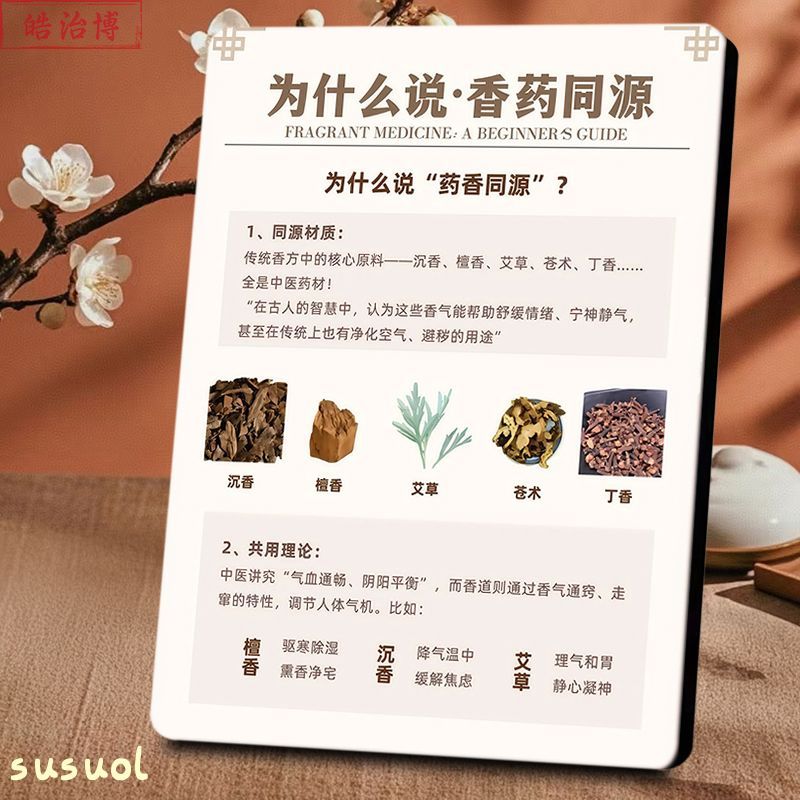 药香同源中医科普摆件展示