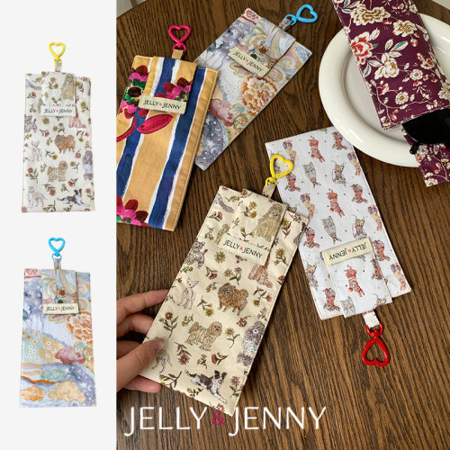 JELLY&JENNY眼镜袋小众印花