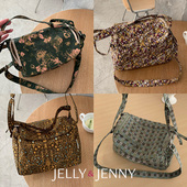 萨尔特森林liberty吐司包女单肩小众设计感帆布手提斜跨通勤包B38