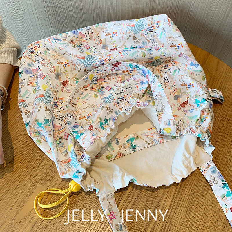 画家Liberty手提包抽绳女春夏新款轻便束口包,箱包皮具/热销女包/男包,通用款女包,淘宝优惠券,粉丝福利购,淘宝优惠卷