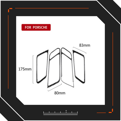 适用保时捷小卡宴Macan碳纤维