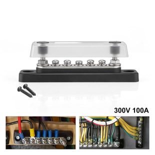 2P4P5P6P10P12P20P单排连接块车船用房车RV配电端子块汇线排