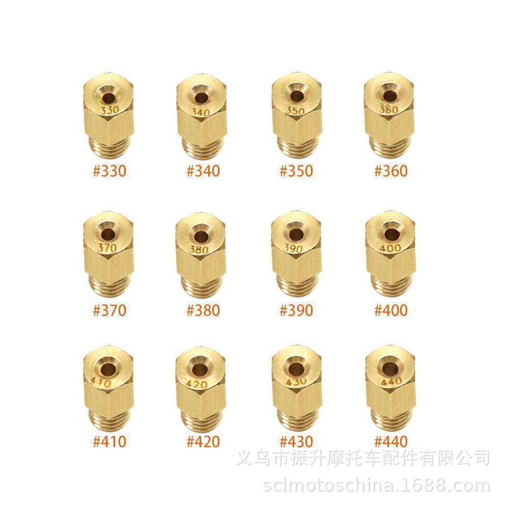 12pcsMainJets化油器主量孔