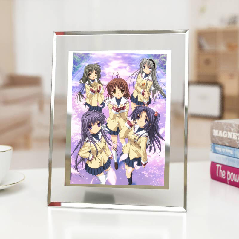 Clannad团子大家族水晶玻璃相框朋也古河渚汐动漫周边宿舍桌面摆,模玩/动漫/周边/娃圈三坑/桌游,动漫水杯/居家/百货,淘宝优惠券,粉丝福利购,淘宝优惠卷