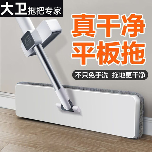 大卫平板拖把P10新款免手洗拖布