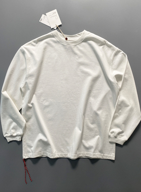 喜欢高品质的来！100cotton长袖T恤美式复古圆领打底衫男春季新款