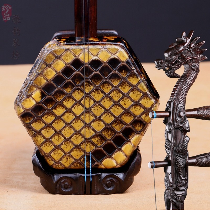 陈年精制  手工老红木龙头二胡 明清旧料老红木二胡 专业演奏收藏