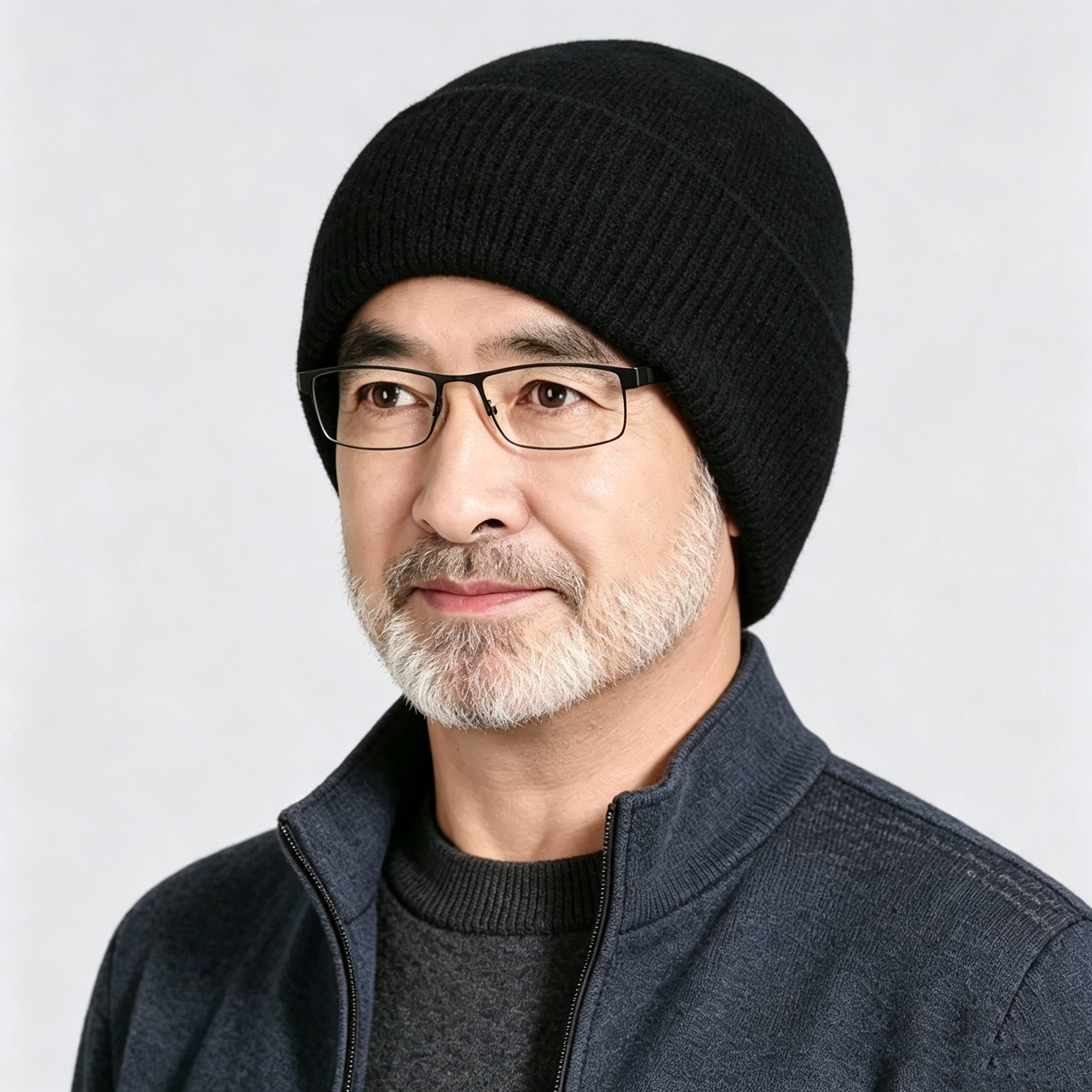 帽子男士冬季中老年人加绒保暖帽