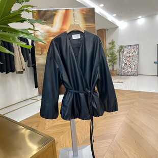 2026新款黑色皮衣外套女超火酷飒风短款皮夹克小个子高级感中长款