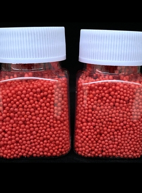 泡沫逗钓泡沫珠2-4红色泡沫黄色橙色钓鱼逗钓鲫鱼鲤鱼假饵渔具