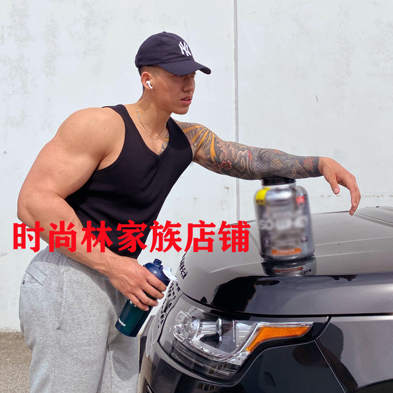 耿浩伦同款健身运动背心