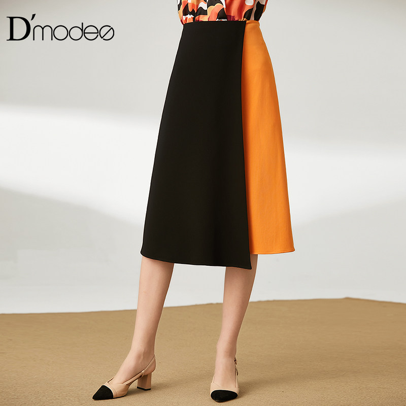 D'modes/黛玛诗2020夏季新款女士不规则拼接半身裙显瘦|msdalam kategori Butik wanita / wanita, skirt - dari Buy2taobao.com untuk memberikan perkhidmatan ejen Taobao profesional membeli