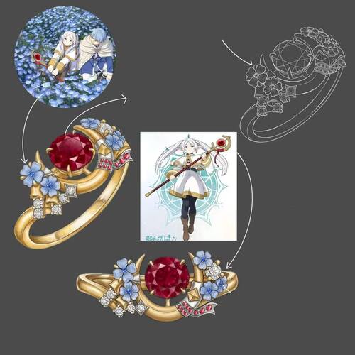 芙莉莲辛美尔对戒二次元动漫