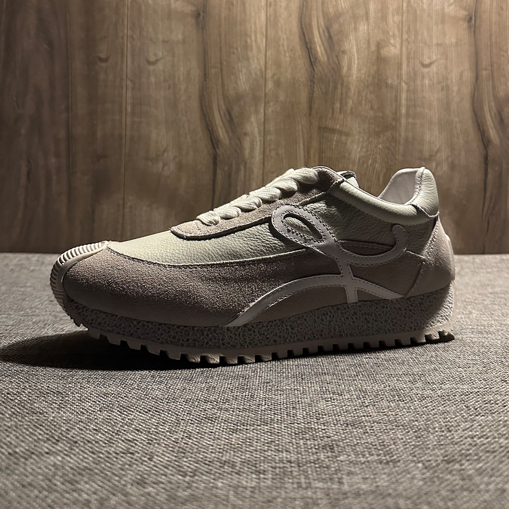 真皮运动风阿甘鞋2025春夏新款男