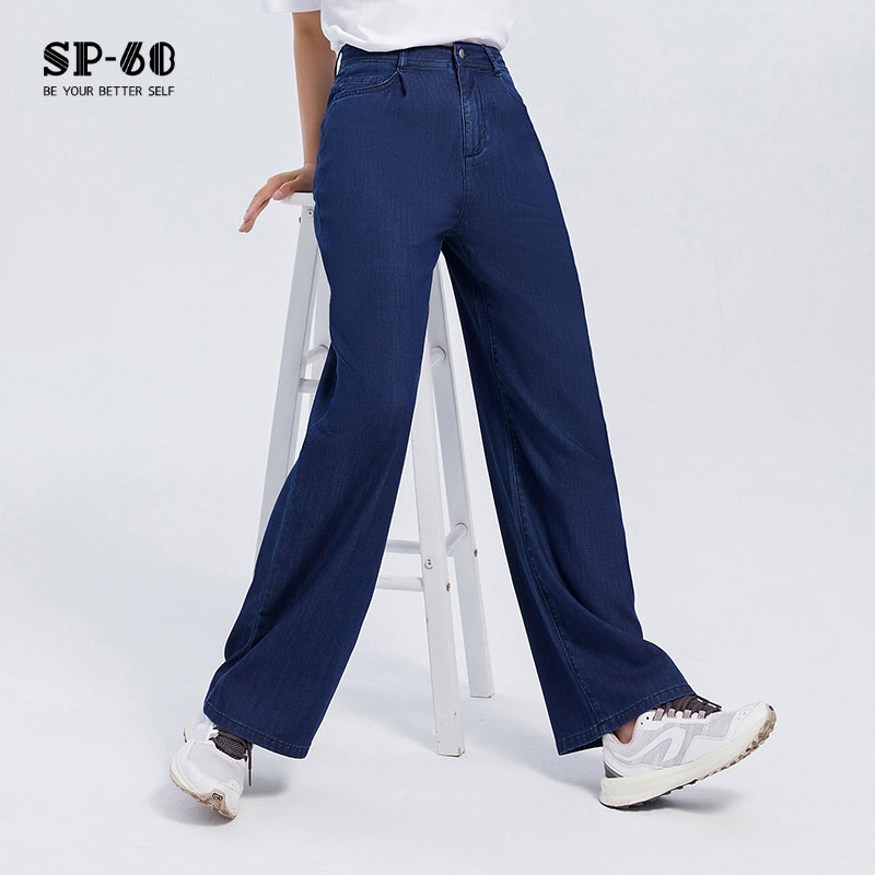 sp68蓝色夏季女士牛仔裤