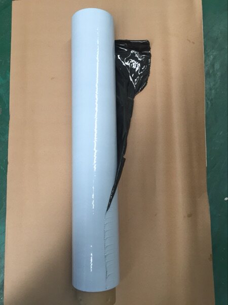 PE黑白保护膜胶带宽1.2m长100m包邮不锈钢防盗门铝合金门窗贴膜