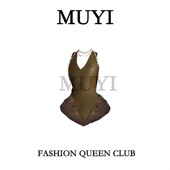 MUYI原创 酒吧性感风dj高腰V领连体裤 热辣女团gogo跳舞氛围演出服