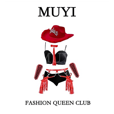 夜店欧美cos牛仔装扮舞台服