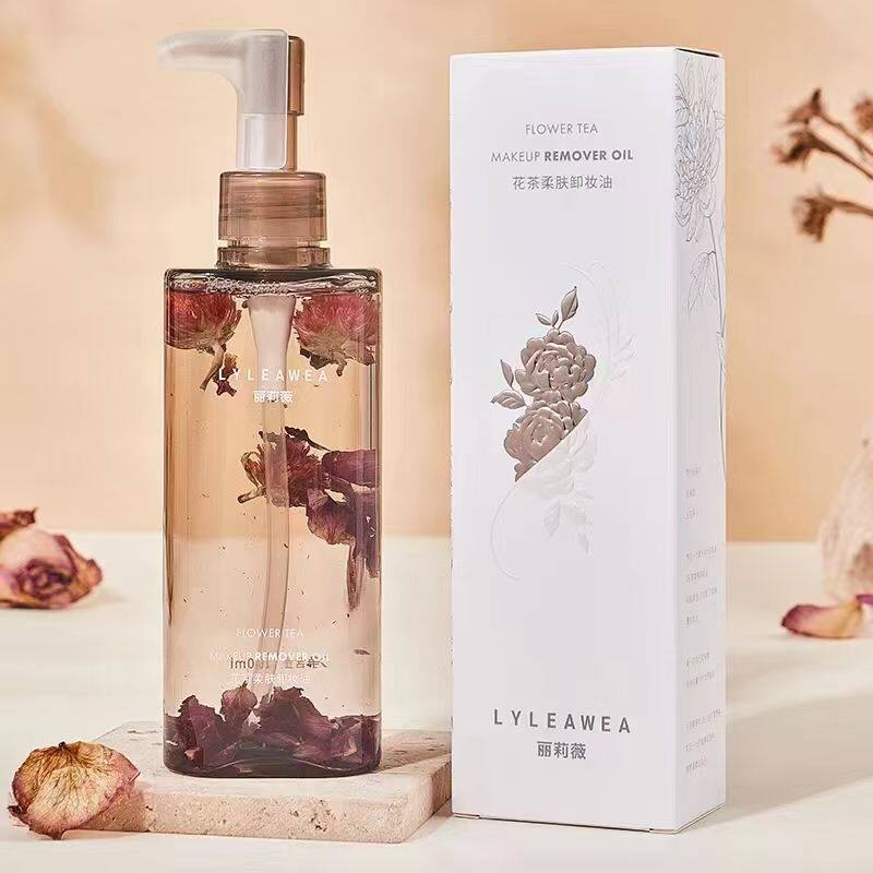 丽莉薇花茶柔肤卸妆油深层清洁脸部眼部温和不刺激敏感肌可用正品