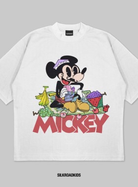 24SS 20 “Mickeyjan 米奇江” 恶搞米老鼠新疆版卡通 Tee