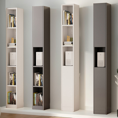 实木书架狭缝小书柜极窄角角储物柜家用窄缝储物架定制