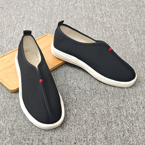 夏季透气手工老北京布鞋