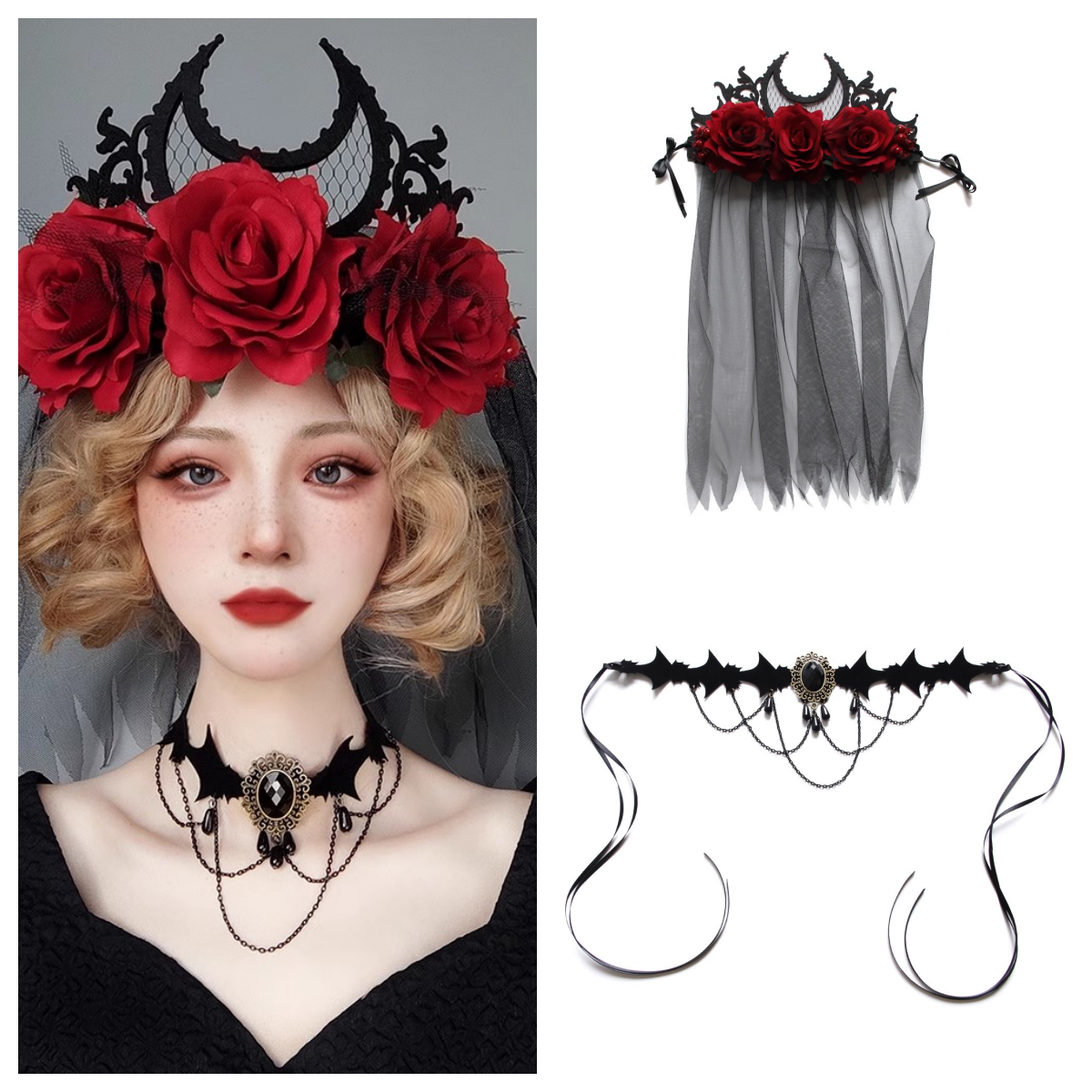 皇冠黑暗系万圣节吸血鬼