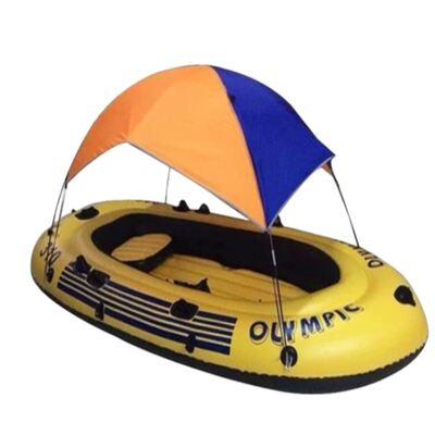亚马逊橡皮艇遮阳篷充气船用折叠帐篷遮阳棚PVC充气船都可用